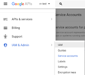 Create a service account in the Google Developers Console to use for Data Recon scans.