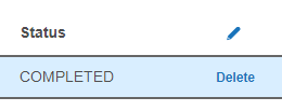 Delete a Master Server backup from the list of backup jobs in the Backup policy details section.