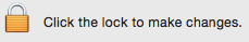 Lock icon in Security & Privacy settings.