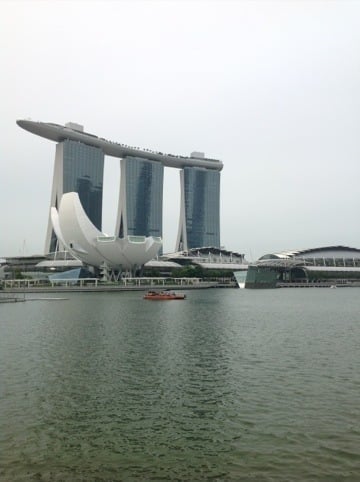 The Marina Bay Sands in Singapore. The PCI SSC Asia Pacific town hall meeting was held at the nearby Hilton Hotel.