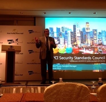 Bob Russo - of the PCI Security Standards Council presenting in Singapore