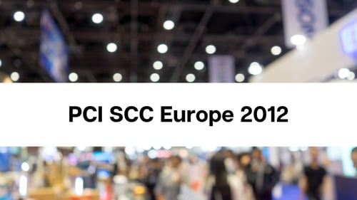 PCI SSC European community meeting Dublin - October 2012