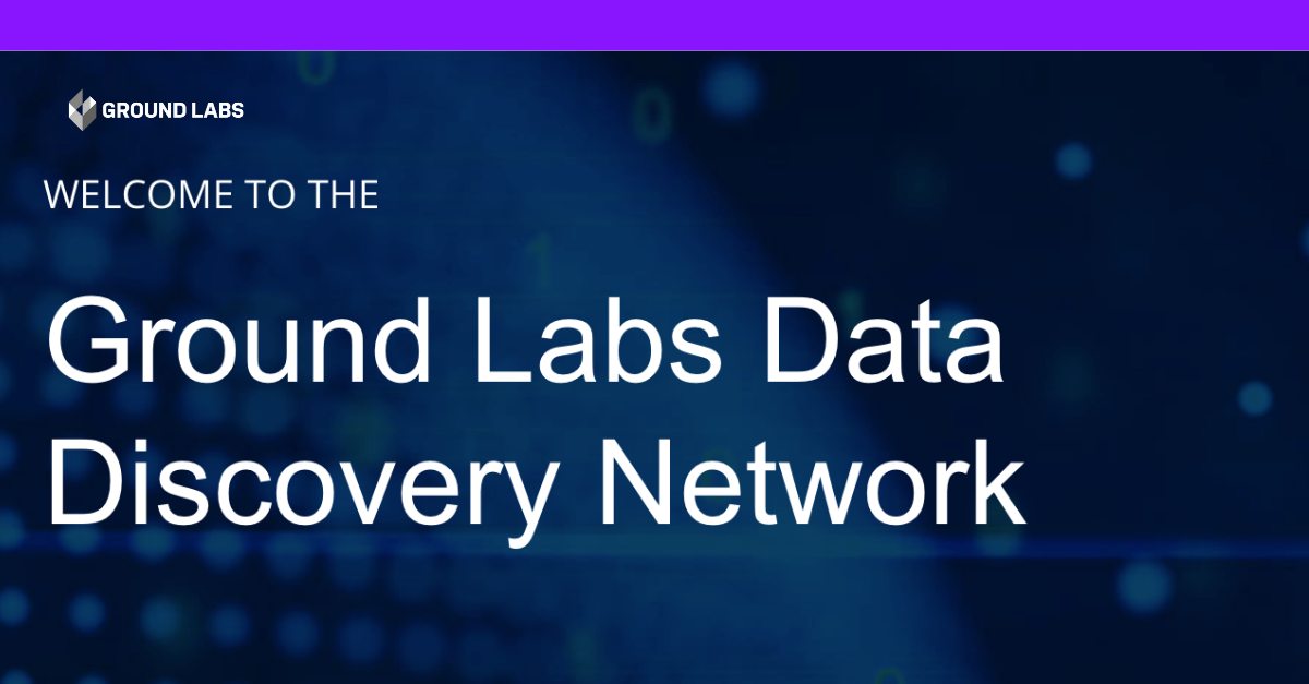 Introducing the Ground Labs data discovery network - | Ground Labs