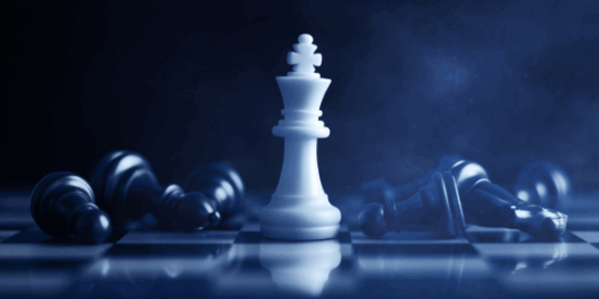 chess pieces representing business resilience